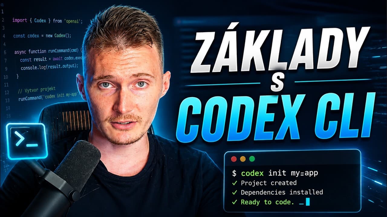 Codex CLI pro začátečníky: instalace, základy a první projekt
